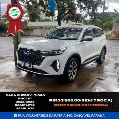 CAOA CHERY TIGGO 7 PRO 1.6 TGDI GASOLINA DCT
